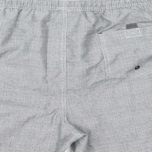 ACW85 Mens Grey Check  Sweat Shorts Size XL - Swim shorts