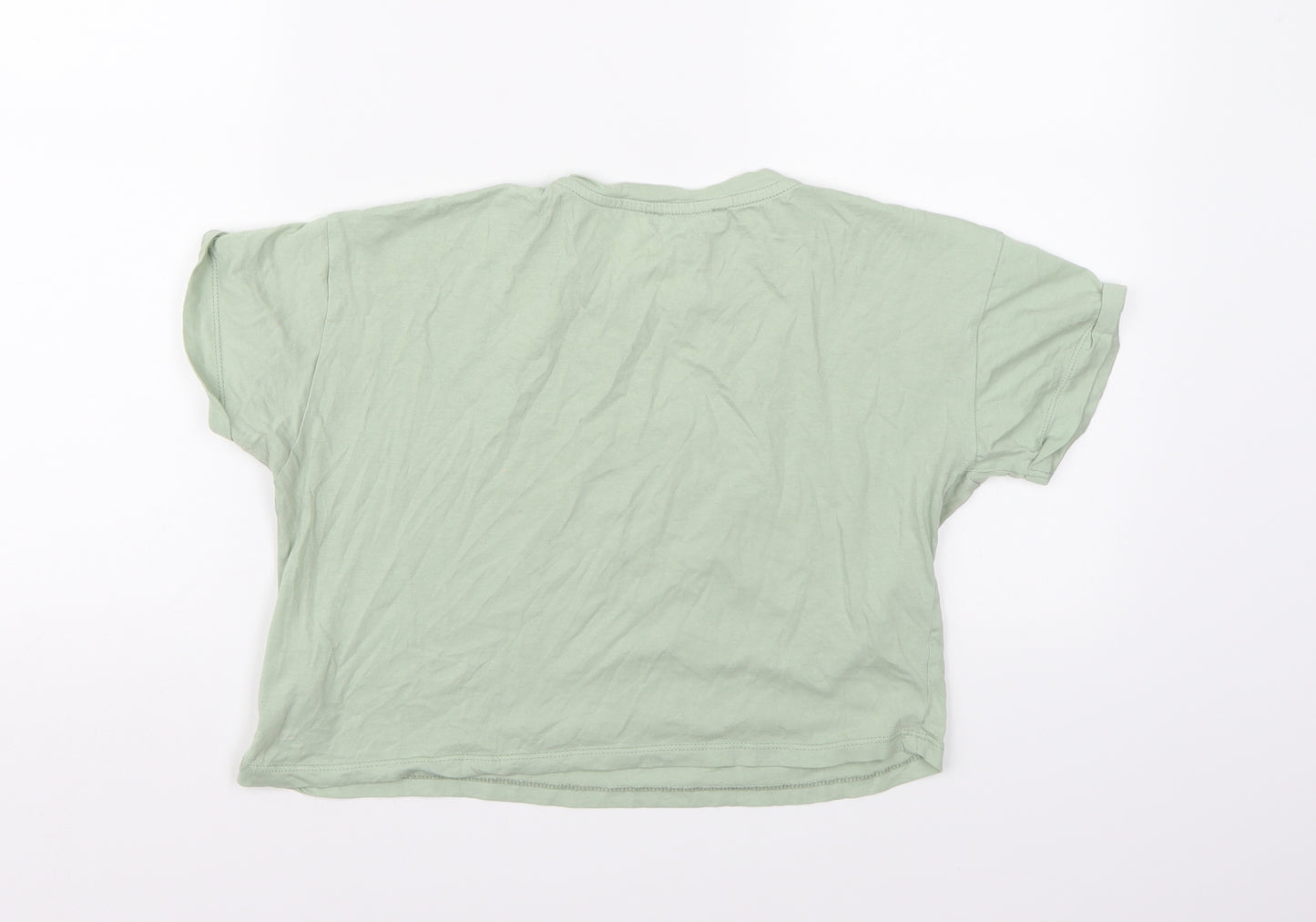 New Look Girls Green   Cropped T-Shirt Size 12-13 Years