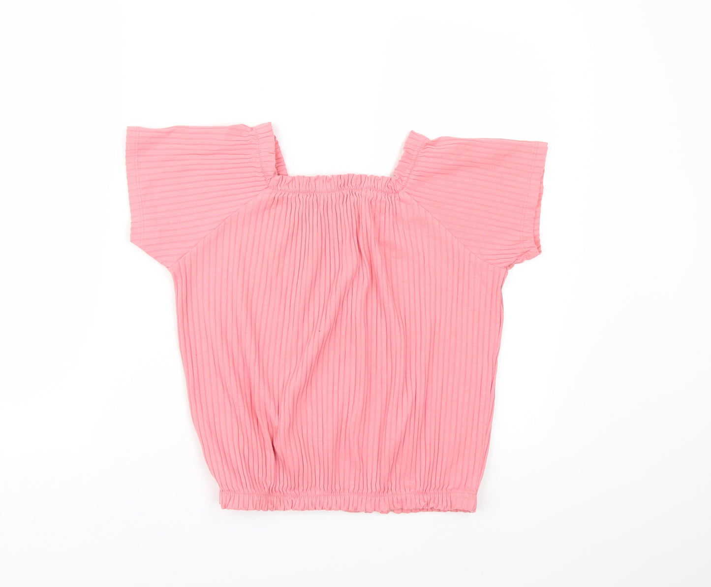 George Girls Pink   Basic T-Shirt Size 11-12 Years