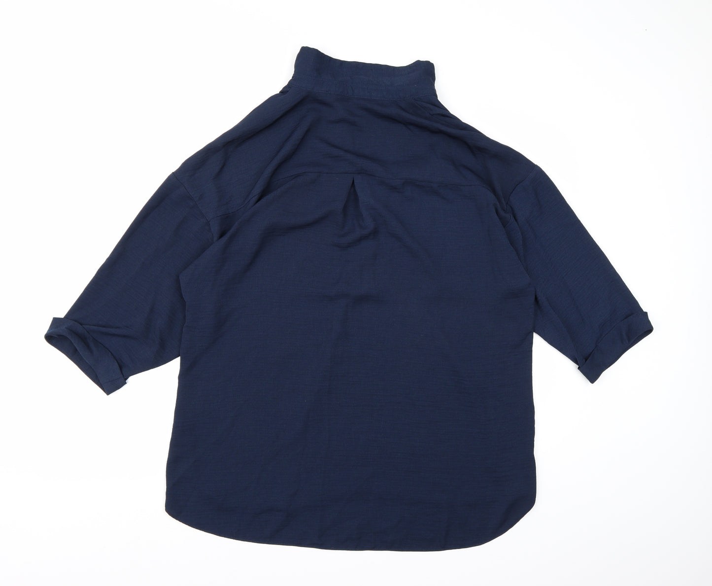 Nutmeg Womens Blue   Basic Blouse Size 18