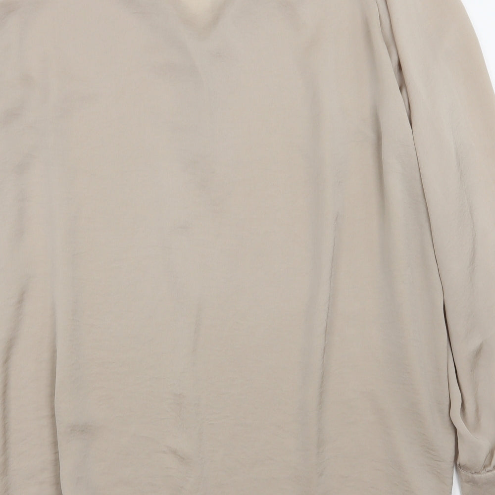 Wallis Womens Beige   Basic Blouse Size XL