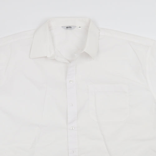 BHS Boys White   Basic Button-Up Size 16 Years