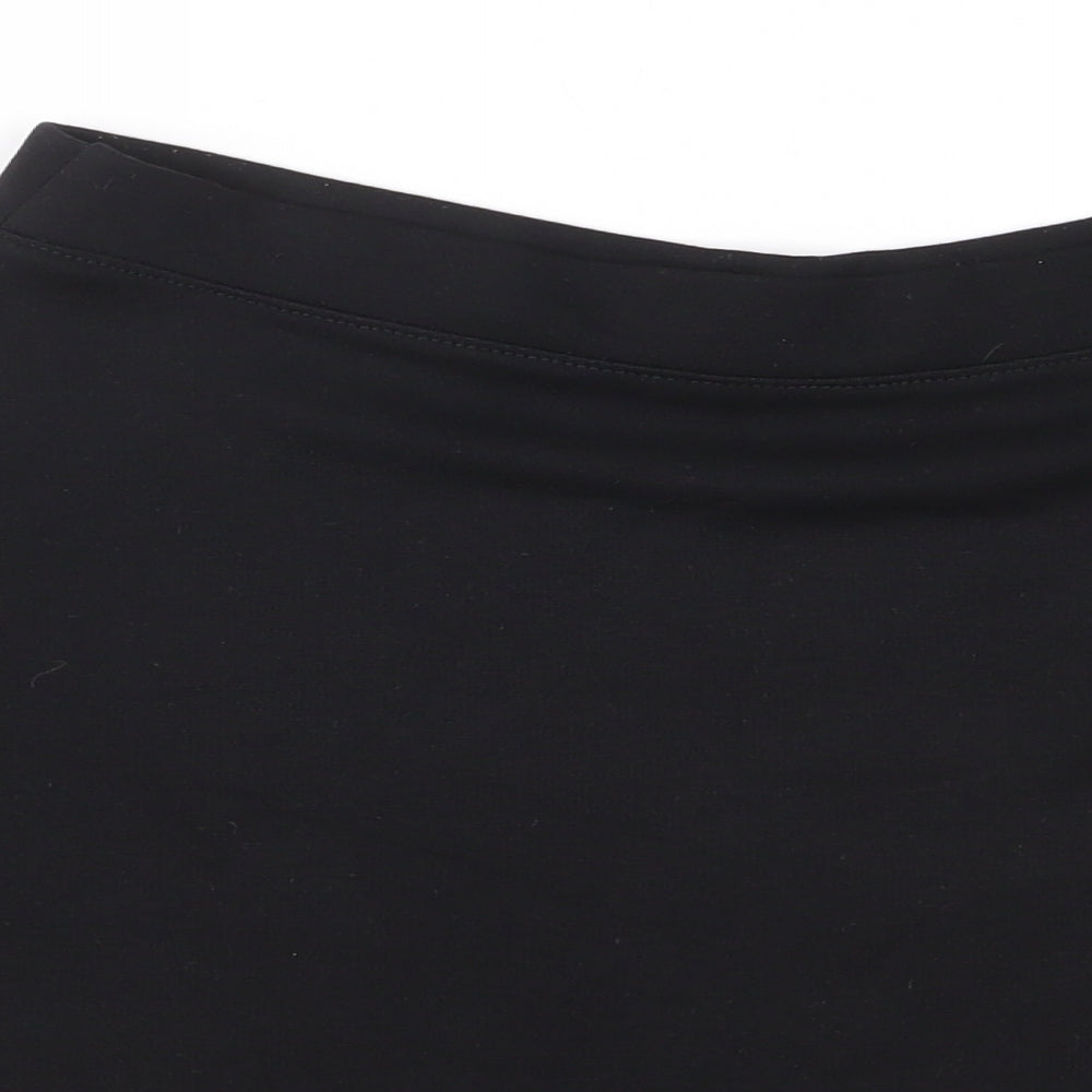 tu  Girls Black   A-Line Skirt Size 10 Years