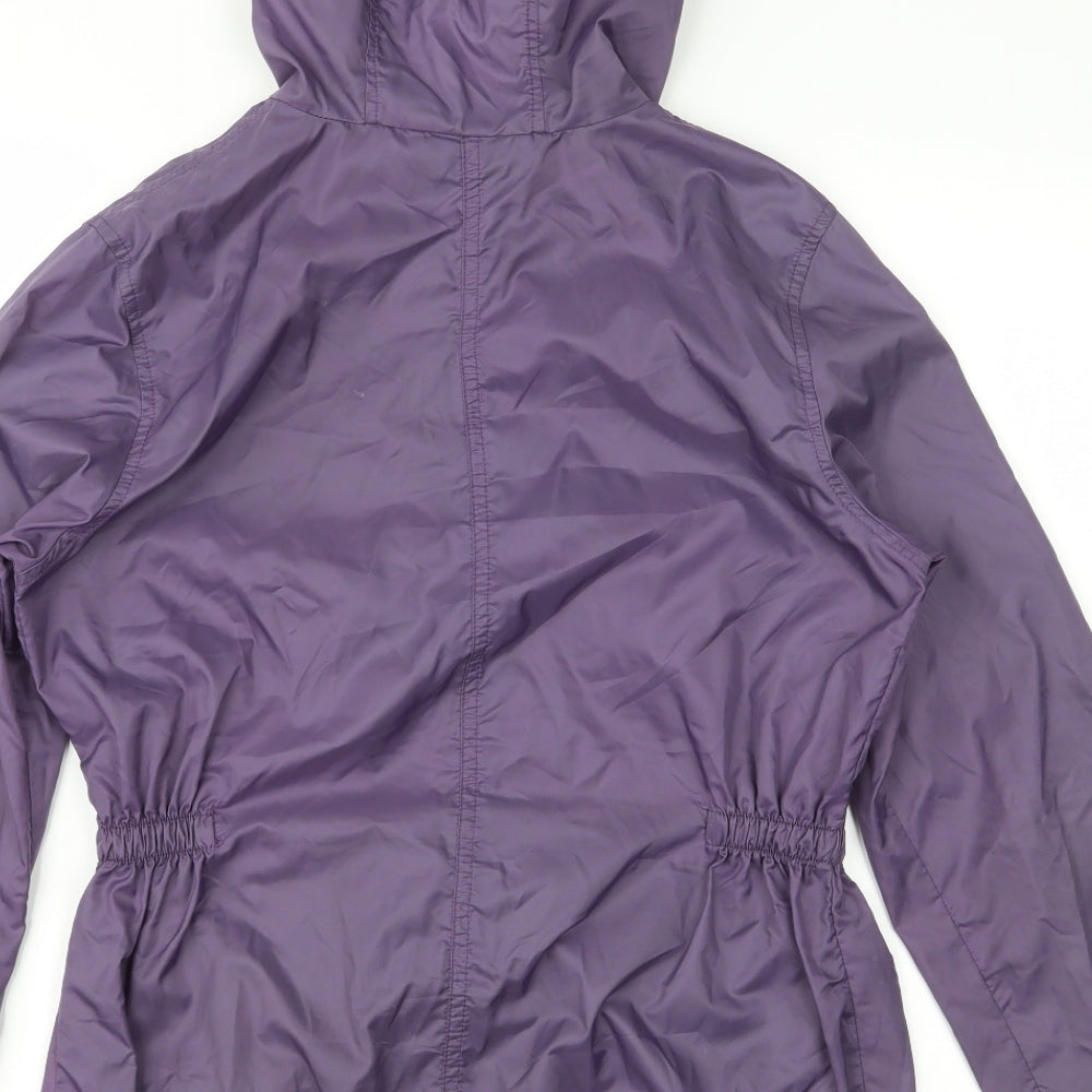 Voodoo Dolls Womens Purple   Windbreaker Jacket Size 8