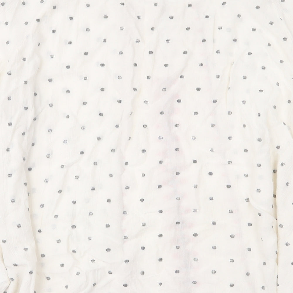 Marks and Spencer Womens Ivory   Basic Blouse Size 14