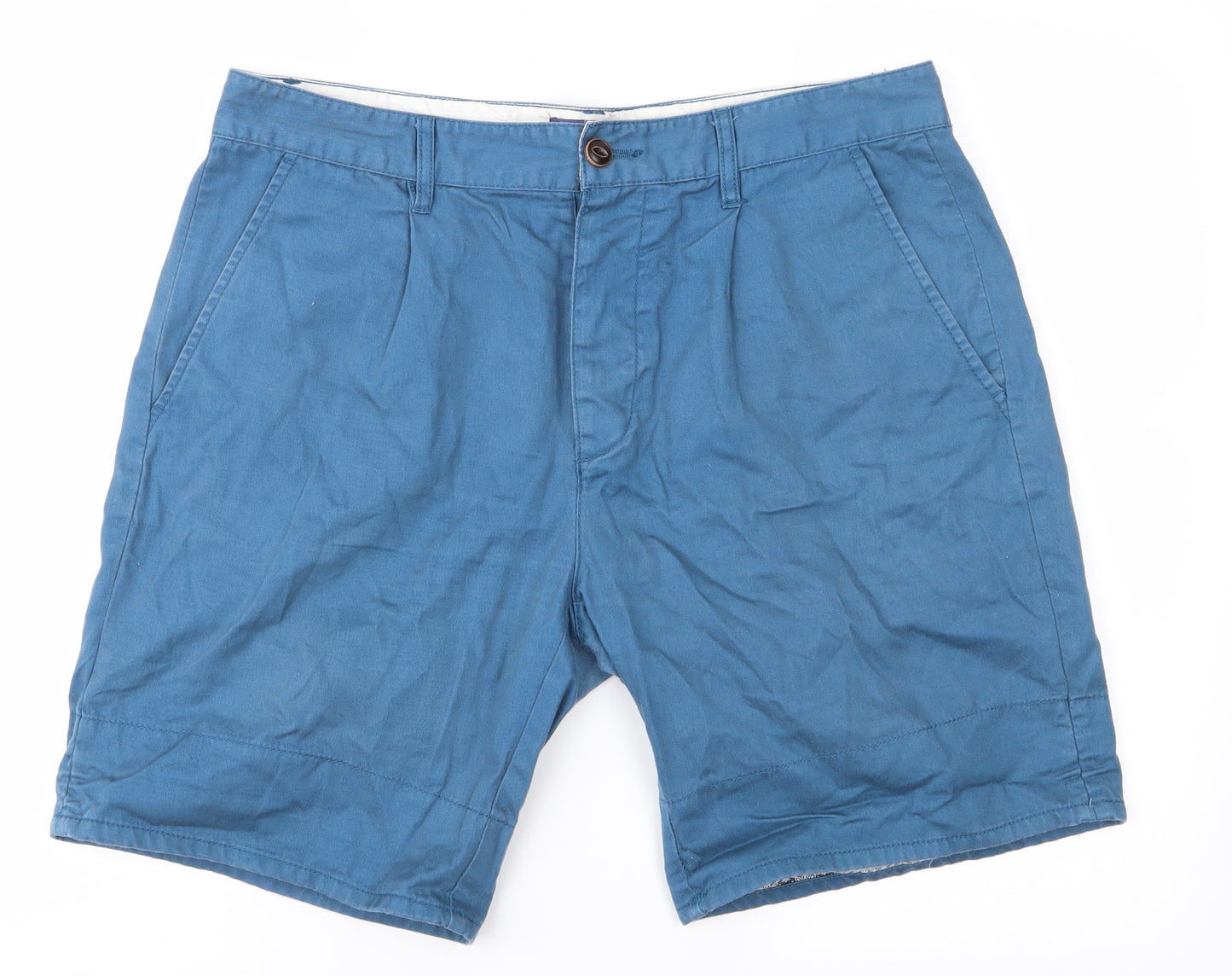 Topman Mens Blue   Chino Shorts Size 34