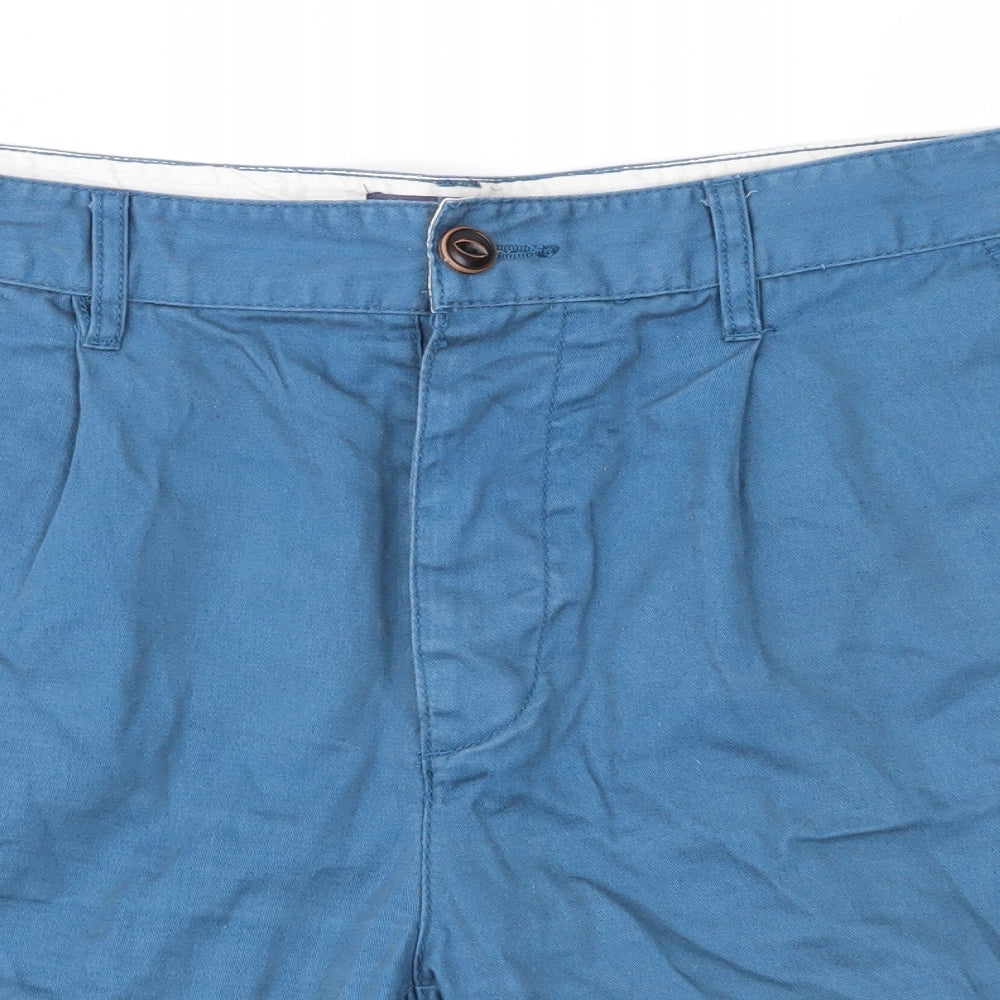 Topman Mens Blue   Chino Shorts Size 34