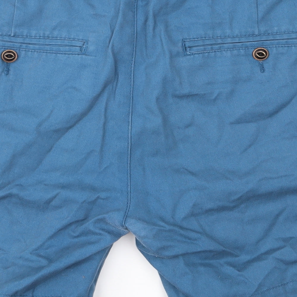 Topman Mens Blue   Chino Shorts Size 34