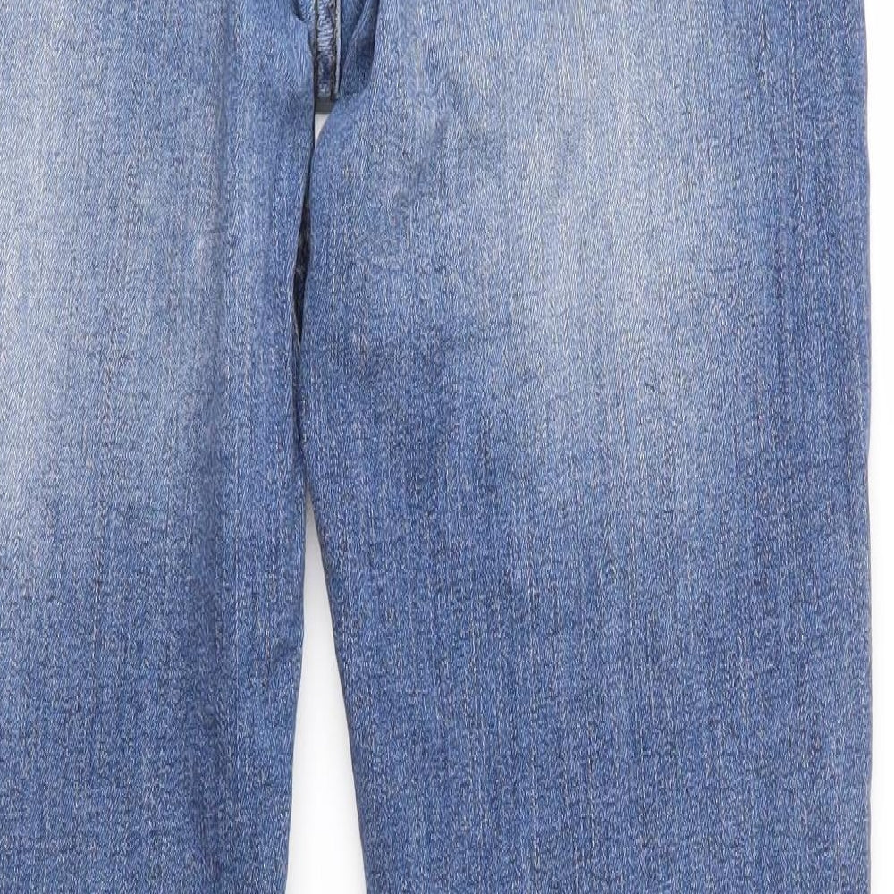 Denim & Co. Mens Blue   Straight Jeans Size 34 L32 in