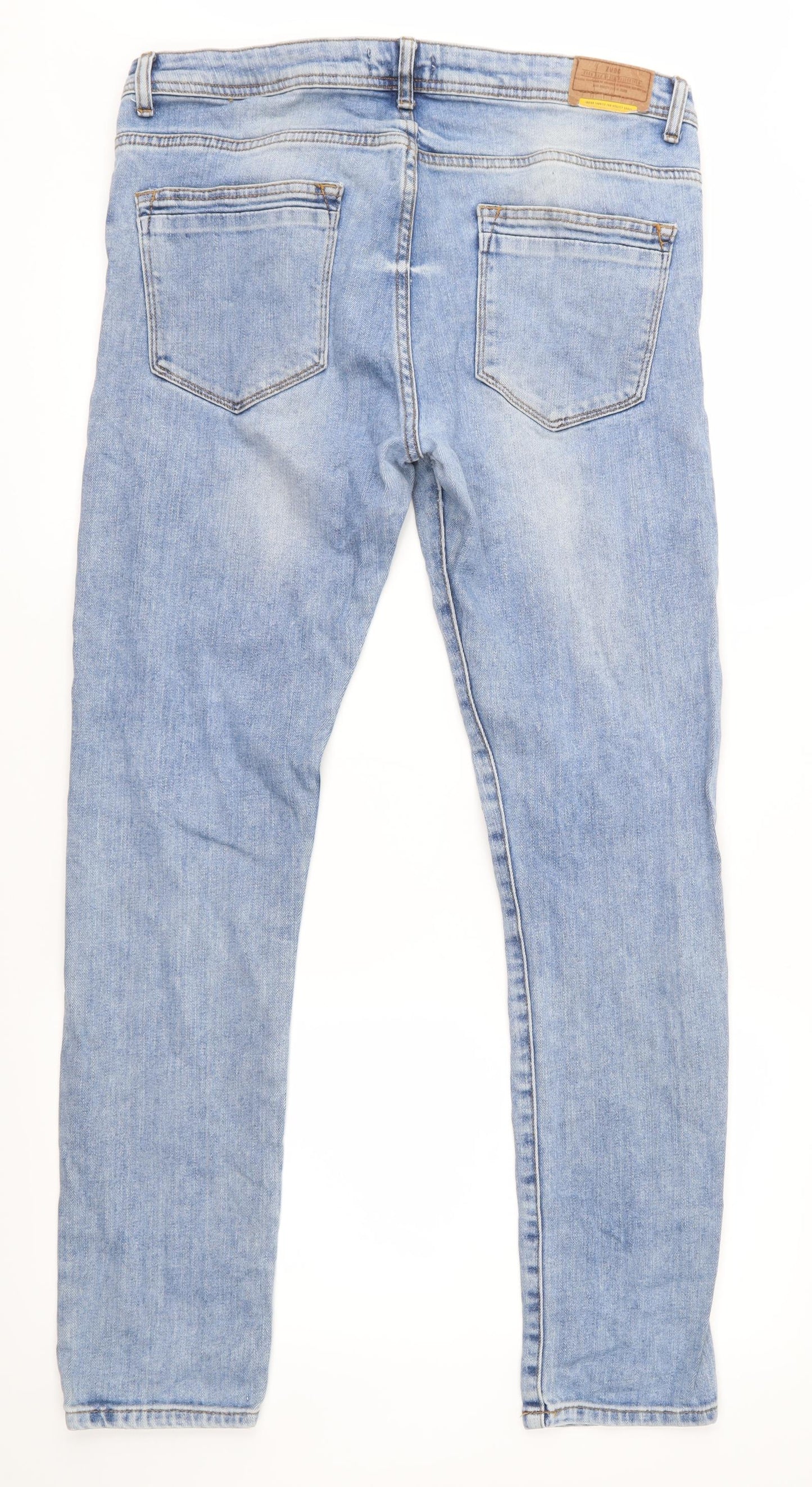 Zara Mens Blue   Straight Jeans Size 44 L30 in