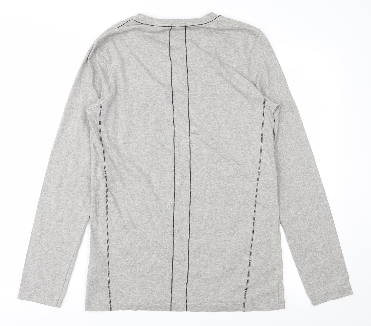 Religion Mens Grey    Button-Up Size M