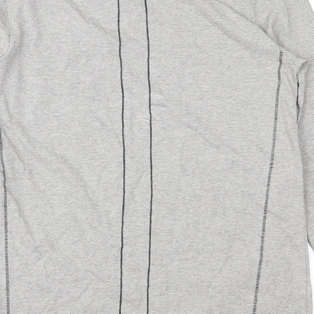 Religion Mens Grey    Button-Up Size M