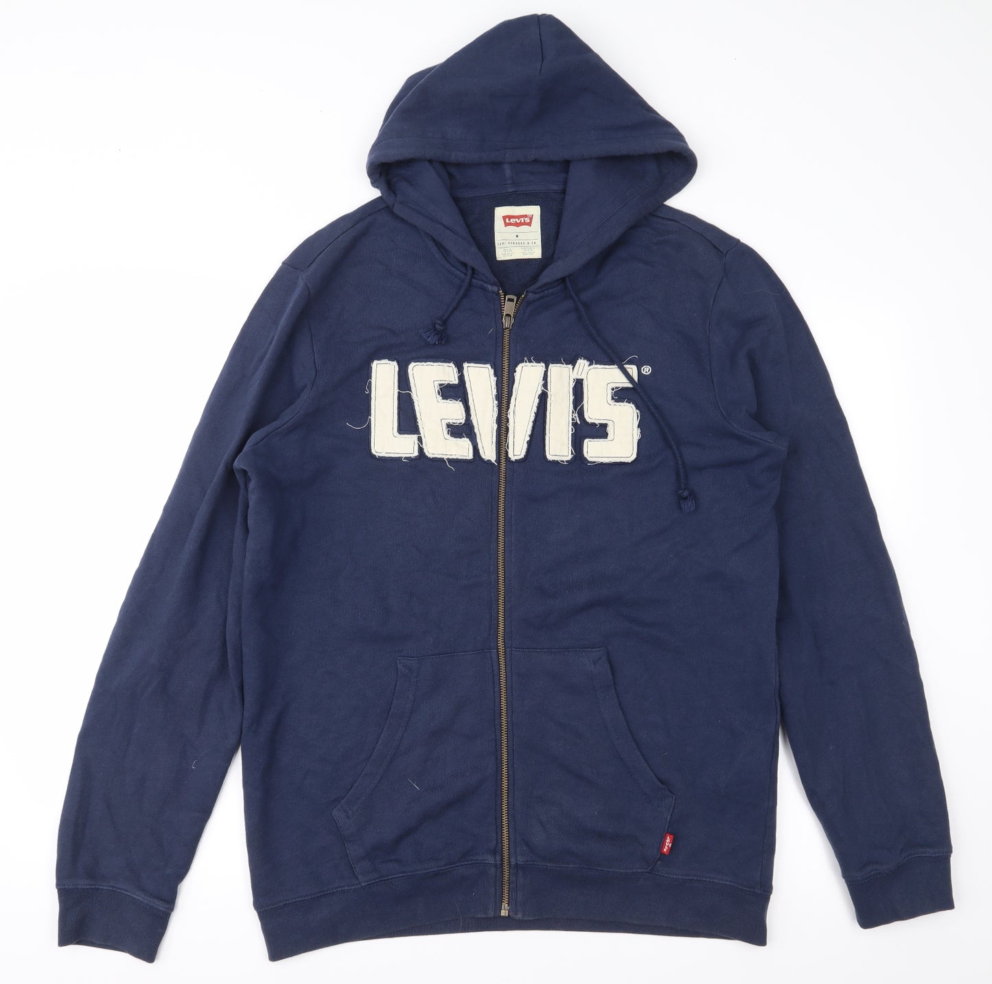 LEVIS Mens Blue   Full Zip Hoodie Size M