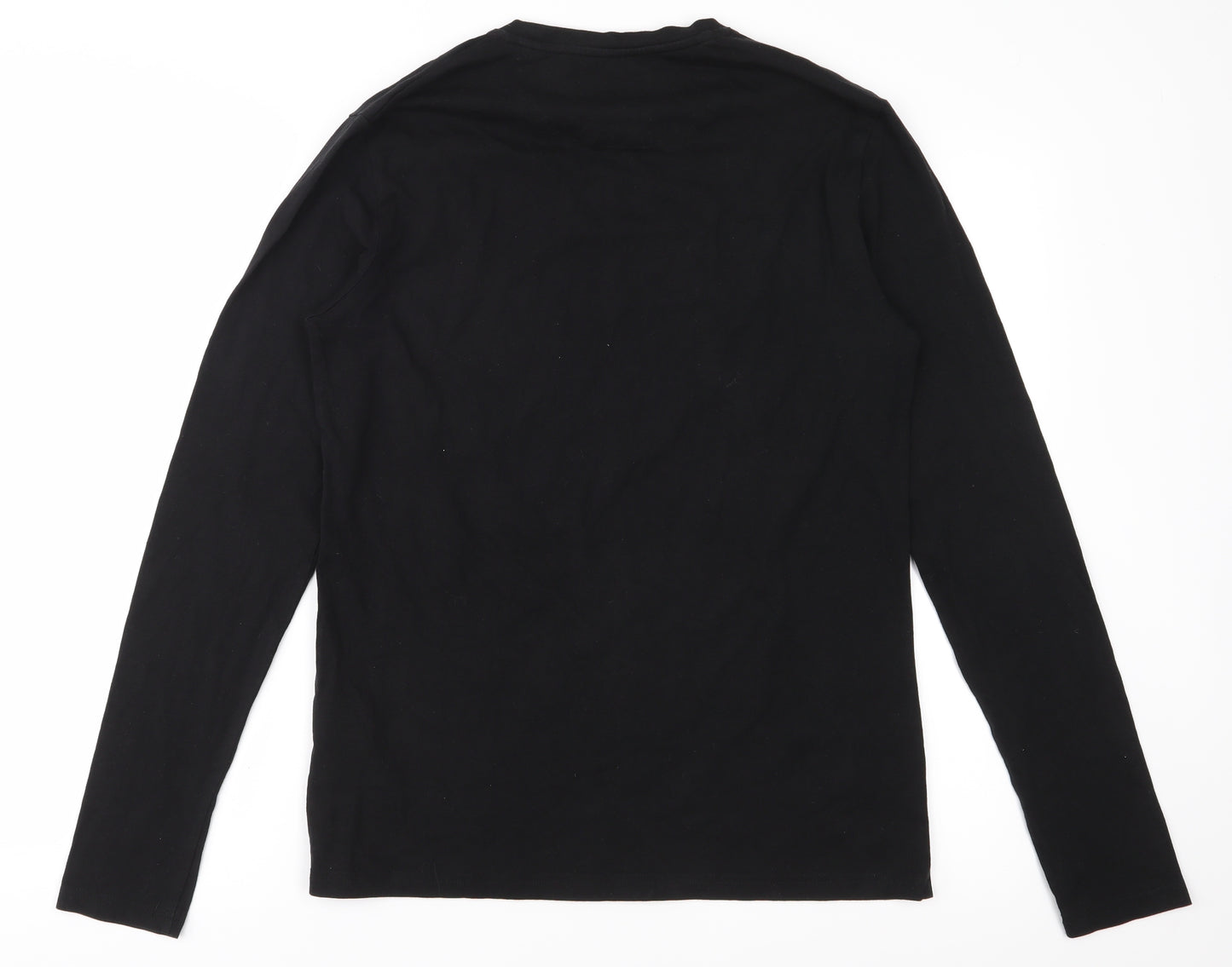FARRAH Mens Black    Button-Up Size M