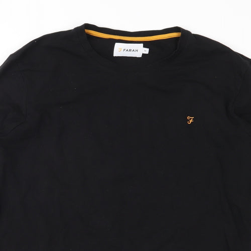 FARRAH Mens Black    Button-Up Size M