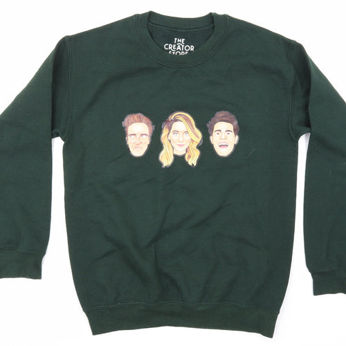 the creator store Mens Green   Pullover Sweatshirt Size S