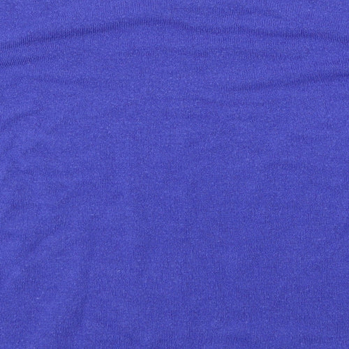 M&S  Womens Blue Houndstooth  Pullover Sweatshirt Size 12