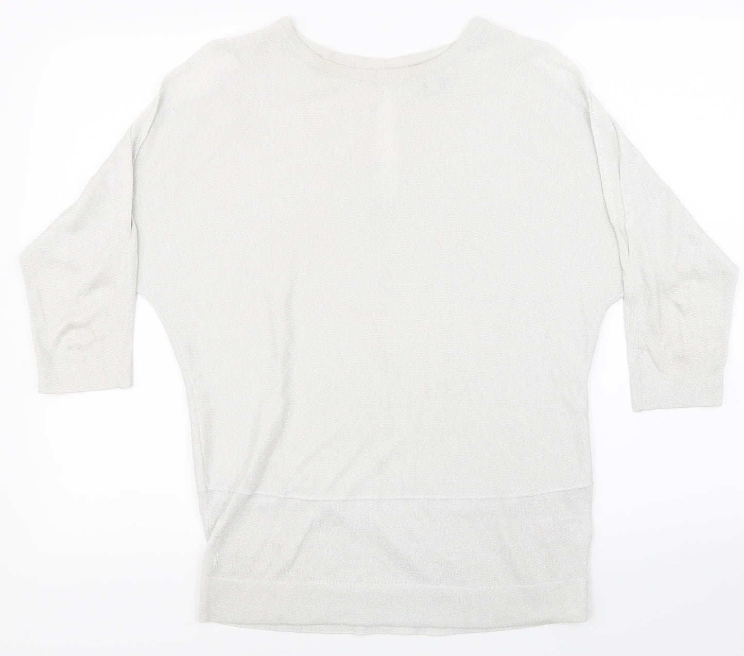 NEXT Womens Silver   Basic T-Shirt Size 8