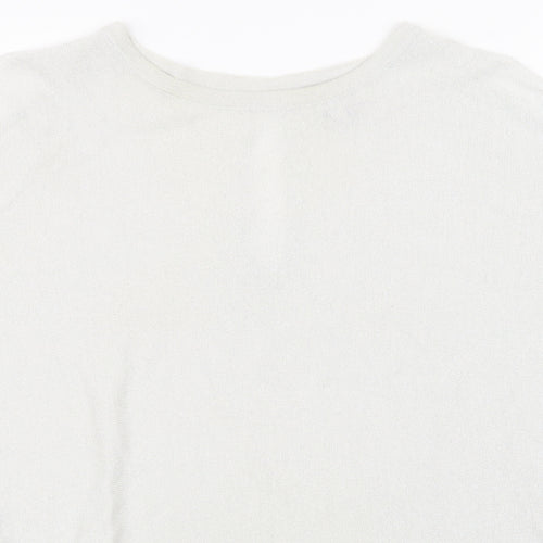 NEXT Womens Silver   Basic T-Shirt Size 8