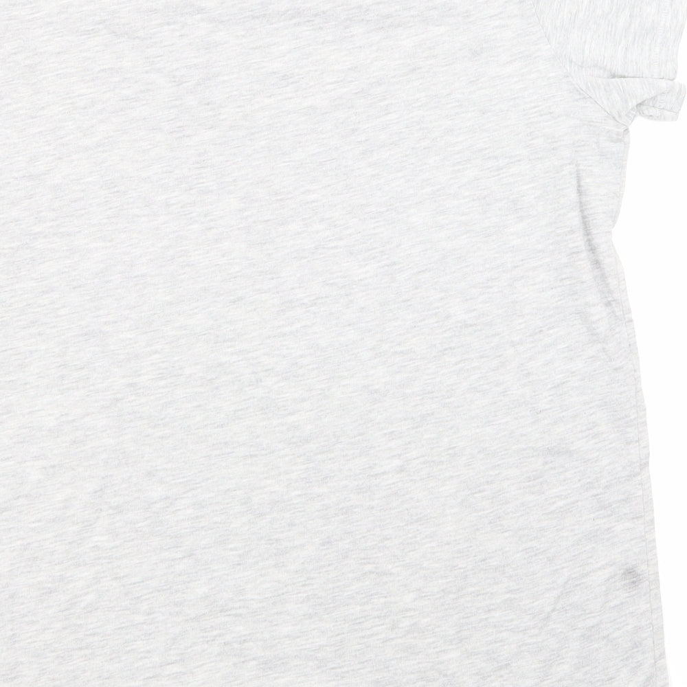H&M  Womens Grey   Basic T-Shirt Size L