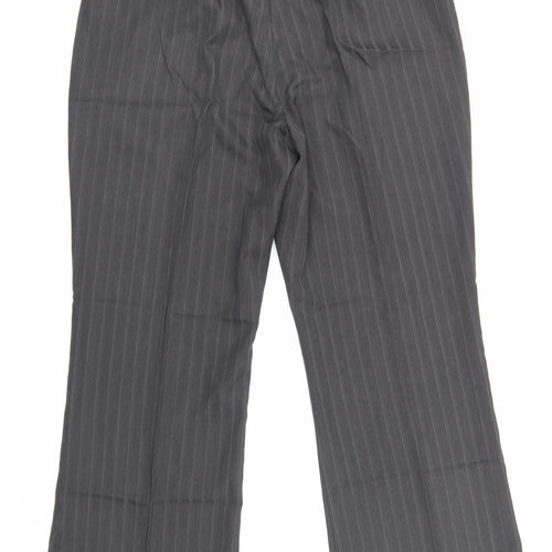 George  Womens Grey Striped  Trousers  Size 14