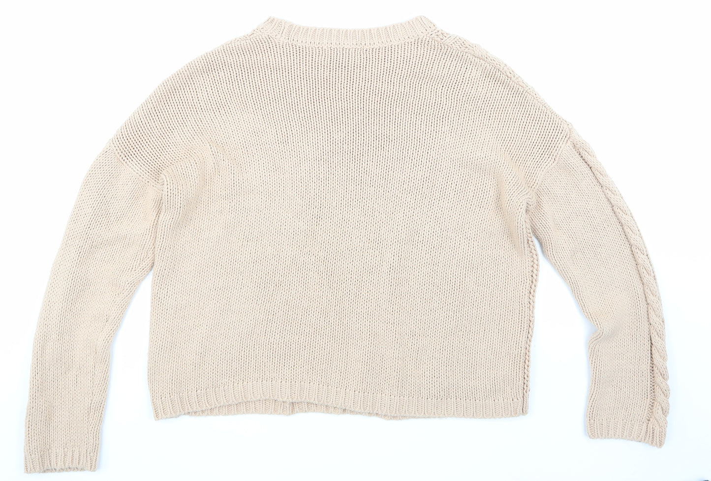 Primark Womens Beige   Pullover Sweatshirt Size 10