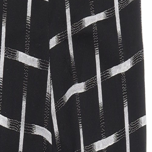 CAMEO ROSE Womens Black Check  Jumpsuit One-Piece Size 10