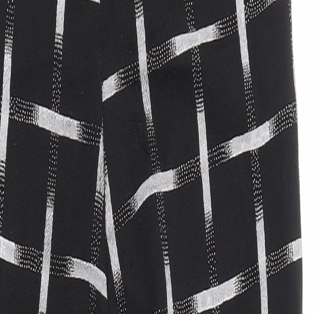 CAMEO ROSE Womens Black Check  Jumpsuit One-Piece Size 10