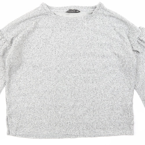 F&F Womens Grey   Pullover Jumper Size 12