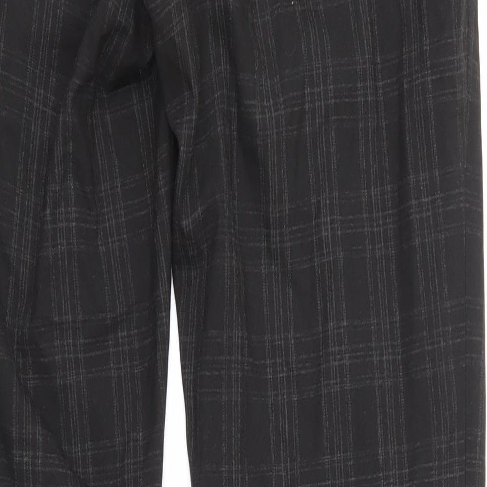 NewLook Mens Black Check  Trousers  Size 32 in L31 in