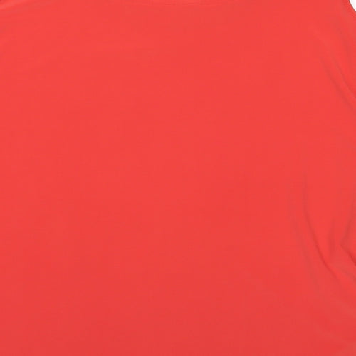 George Womens Red   Basic Blouse Size 14  - Cold Shoulder