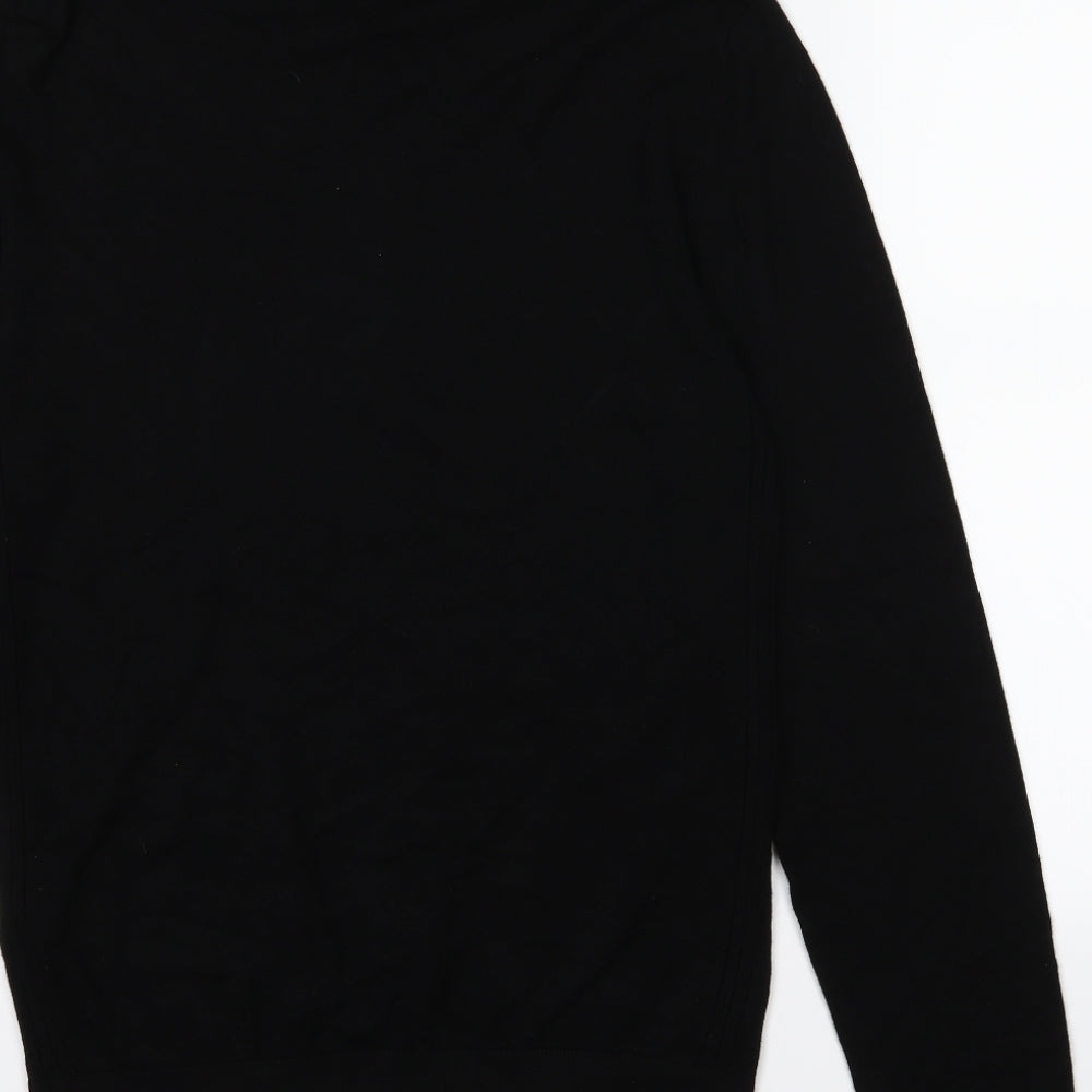 River Island Womens Black  Knit Pullover Jumper Size M