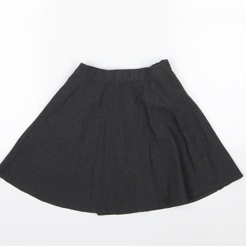 George Girls Grey  Rayon Pleated Skirt Size 4-5 Years