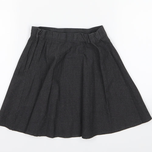 George Girls Grey  Rayon Pleated Skirt Size 4-5 Years