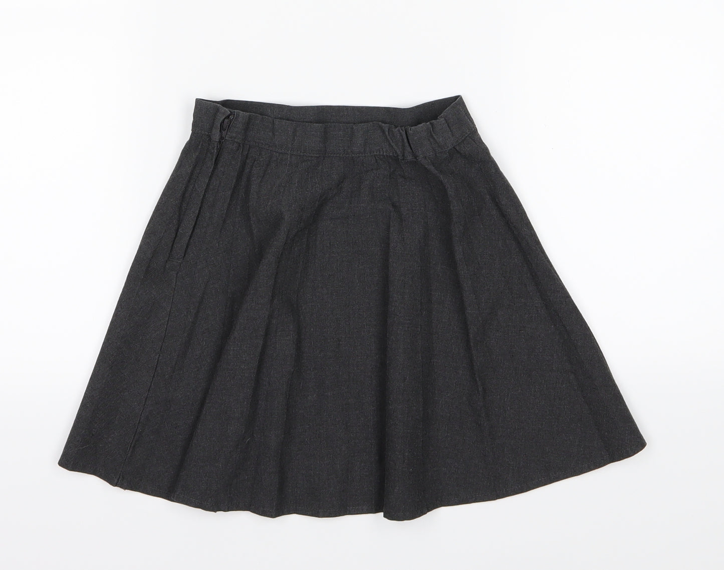 George Girls Grey  Rayon Pleated Skirt Size 4-5 Years