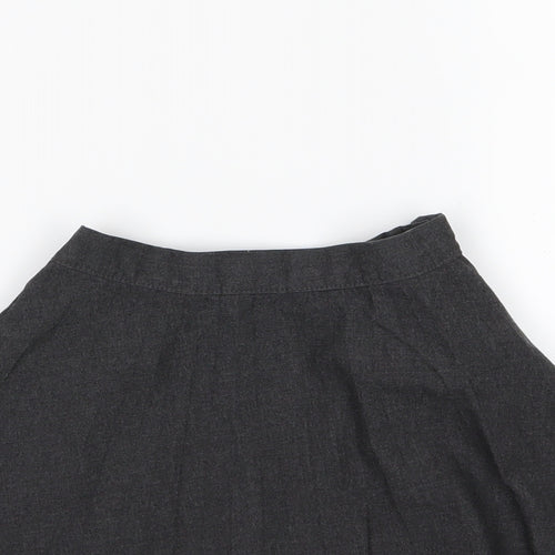 George Girls Grey  Rayon Pleated Skirt Size 4-5 Years