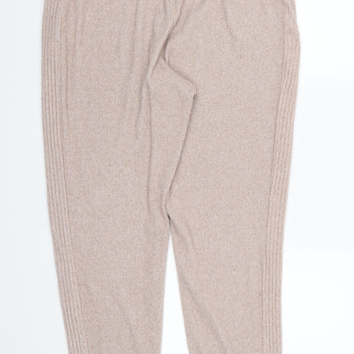 F&F Womens Pink  Jersey Jogger Trousers Size L L28 in