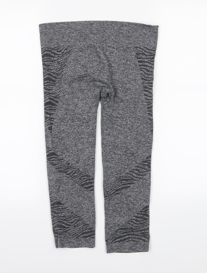 Preworn Womens Grey   Cropped Leggings Size 27 in L20 in