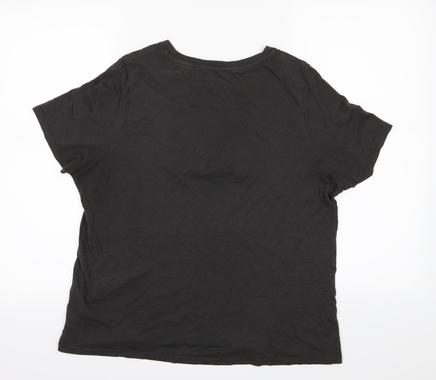 River Island Womens Grey   Basic T-Shirt Size 14