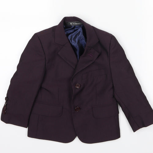 St Chiman Boys Purple   Jacket  Size 2 Years