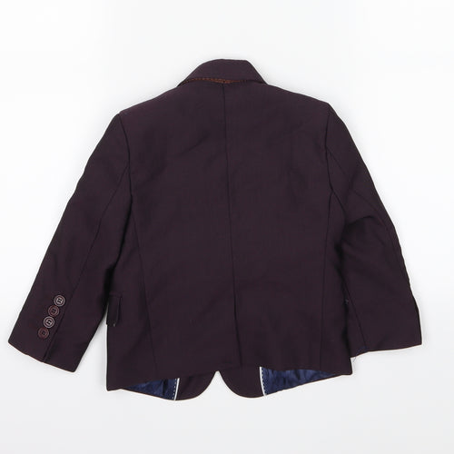 St Chiman Boys Purple   Jacket  Size 2 Years