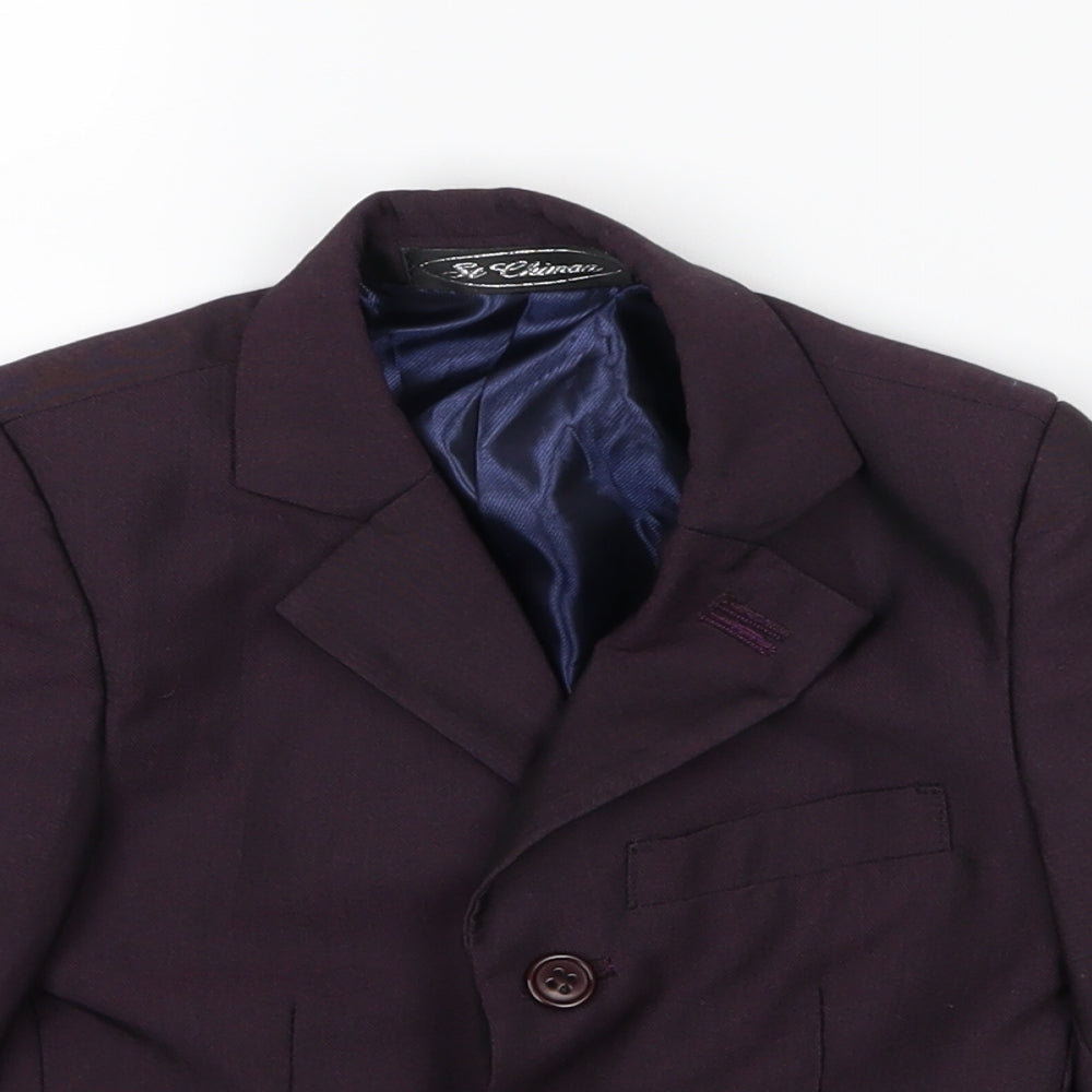 St Chiman Boys Purple   Jacket  Size 2 Years