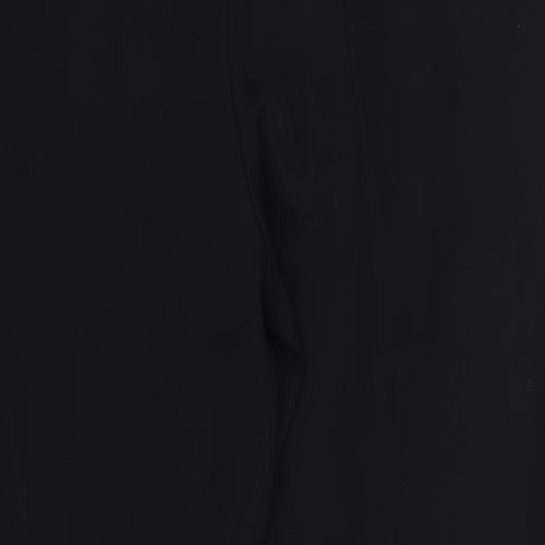 Marks and Spencer Womens Black  Rayon Trousers  Size 12 L27 in