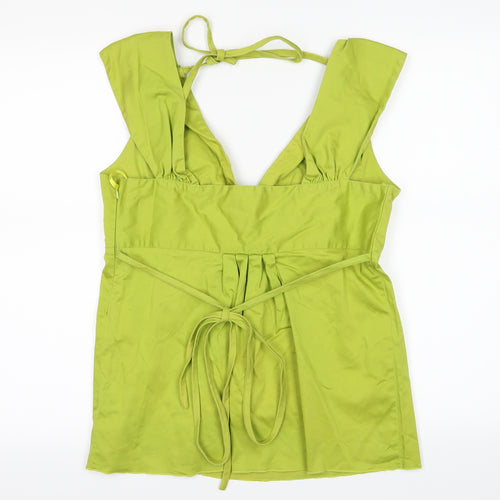 JLO Womens Green   Basic Blouse Size 14