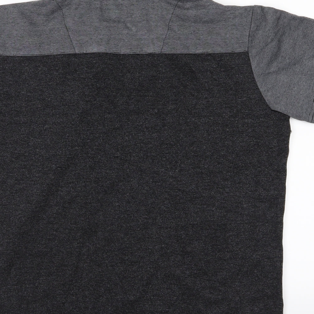 Strength & Honour Mens Grey  Jersey  Polo Size M