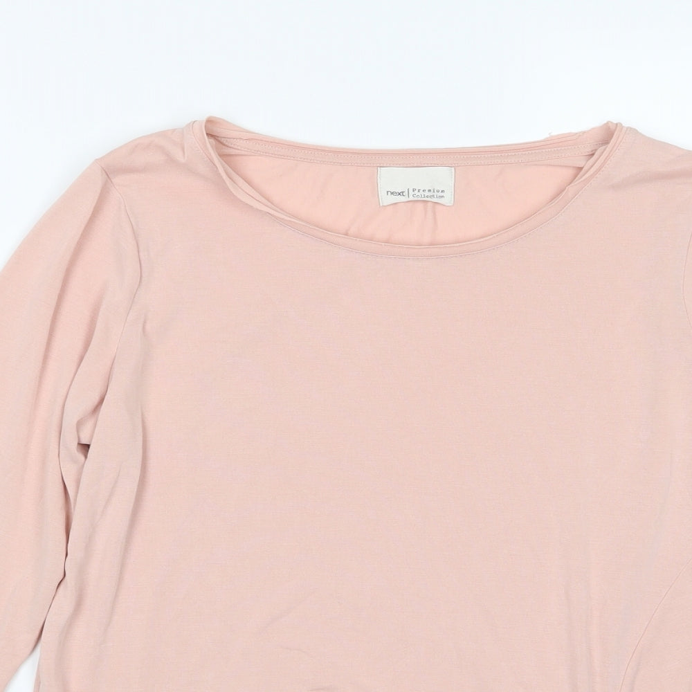NEXT Womens Pink  Jersey Basic T-Shirt Size 12
