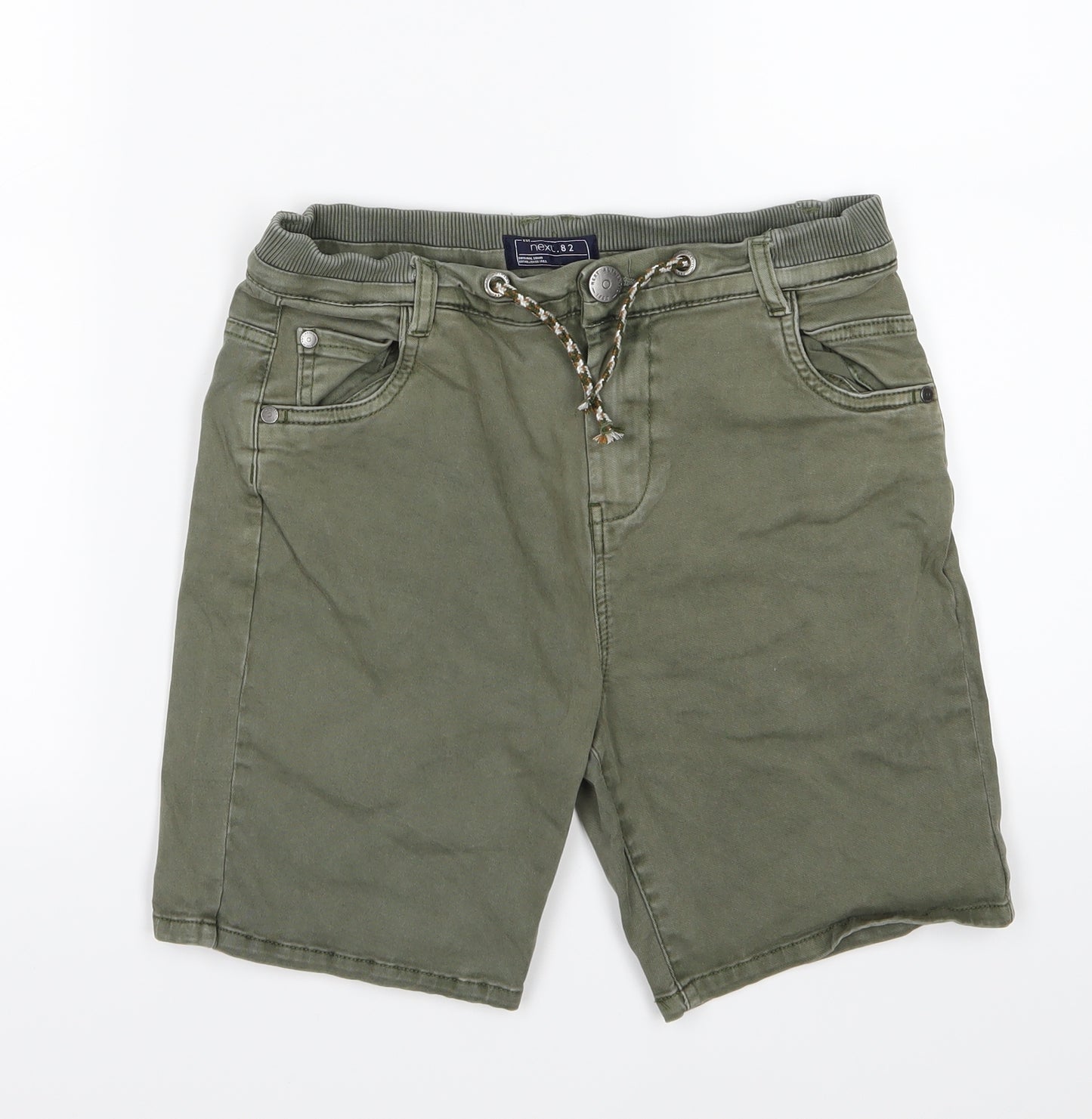 NEXT Boys Green  Denim Chino Shorts Size 12 Years