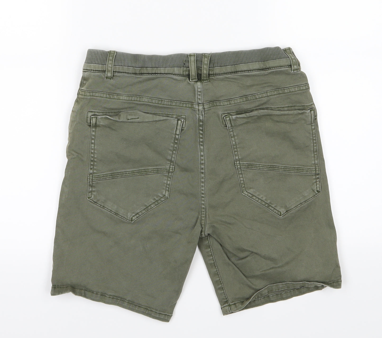 NEXT Boys Green  Denim Chino Shorts Size 12 Years