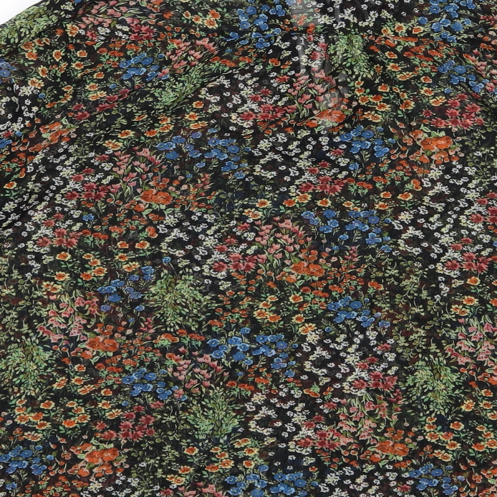 Papaya Womens  Floral Chiffon Basic Blouse Size 18