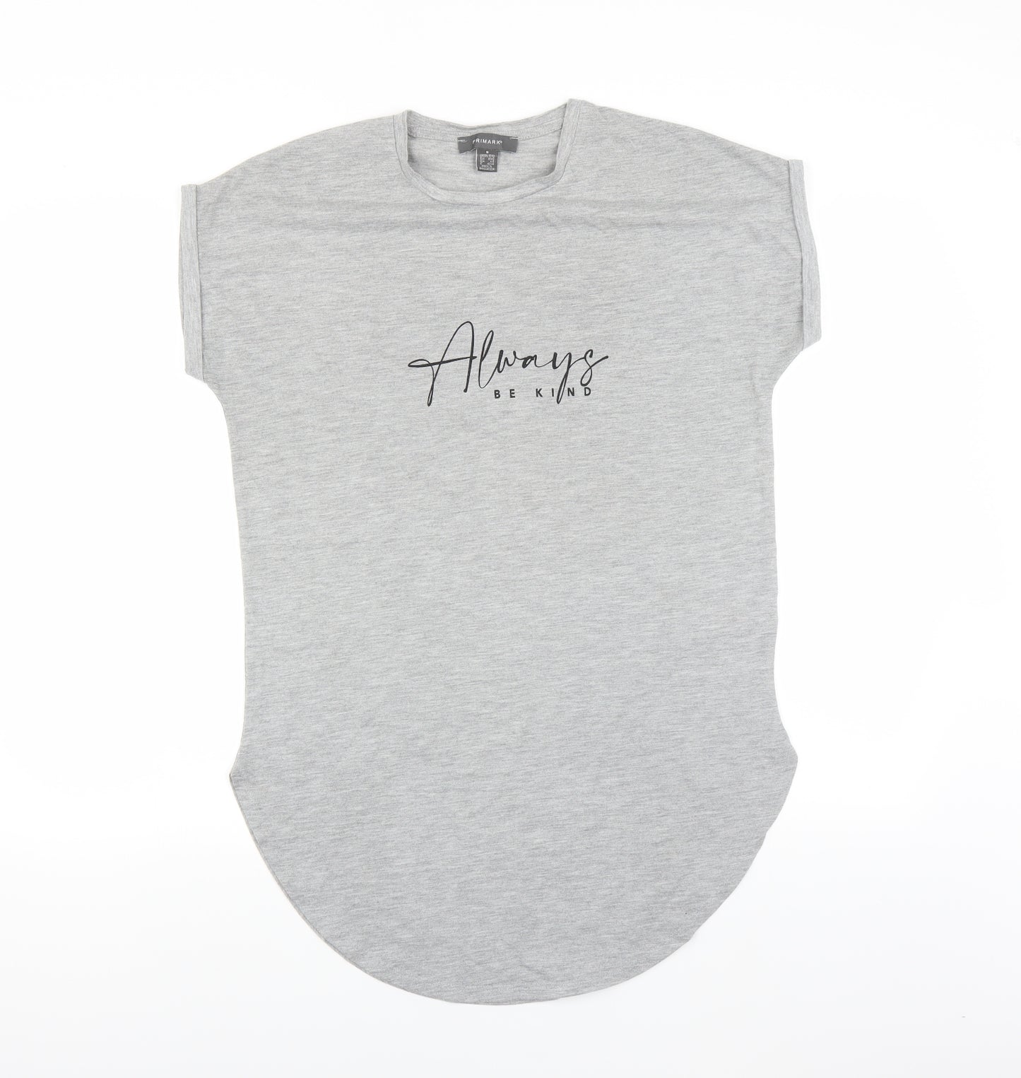 Primark Womens Grey   Basic T-Shirt Size S